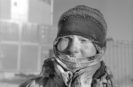 [FrozenFaceClaire2-BW.jpg]
Claire working out in the cold. It's probably a good thing you can't tell how red her nose is !