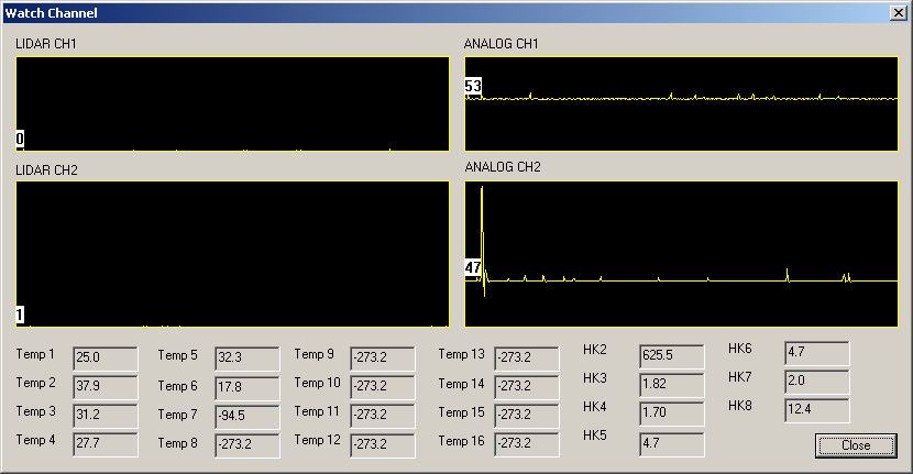 Lidar screenshot