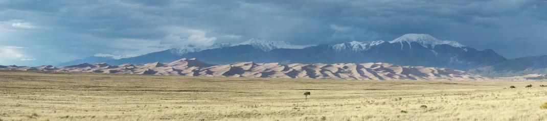 [20190502_173848_SandDunePano_.jpg]
Panorama of the Great Sand Dunes under ominous clouds.