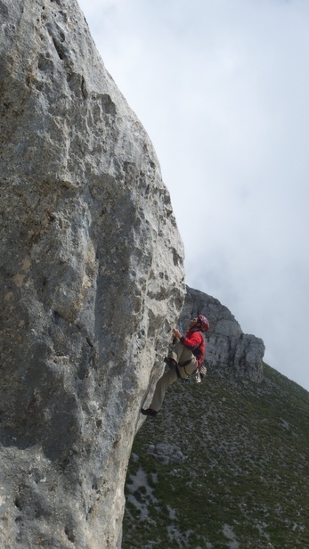 [20090812_134514_Vettore.jpg]
The same route as where Tonino broke the added hold, seen from a different angle.