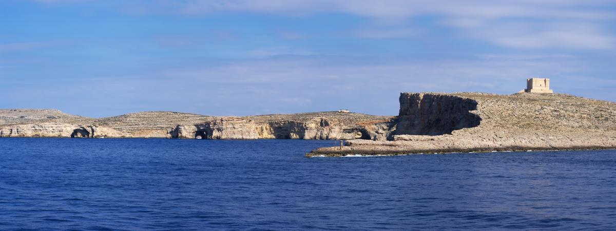 [20101029_121853_GozoTraversePano_.jpg]
The tiny island of Comino, between Malta and Gozo, as seen during the brief traverse. Known for its production of cumin spice.