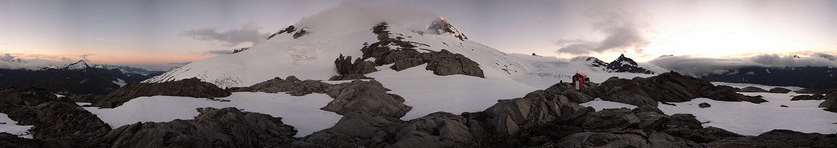 [20051216_AspiringPano.jpg]
360° panorama of the evening on Mt Aspiring from the new Collin Todd hut.