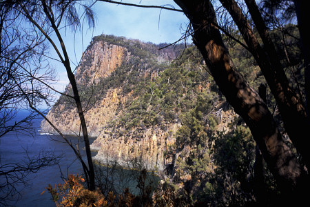 [FlutedCape.jpg]
map of bruny island, as generated by expedia. The crossing is done by taking a shuttle in Kettering. I biked from Hobart, crossed the bay and then biked south along nice beaches full of birds and oyster parks. Too bad the restaurants in Tasmania feel the need to rinse off the oysters they serve with water, they end up being completely tasteless...