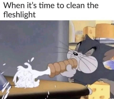 [Fleshlit.jpg]
Cleaning your fleshlight
