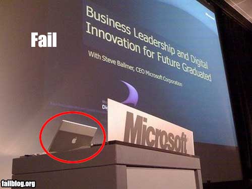 [MSshow.jpg]
Interesting hardware used at Microsoft show...