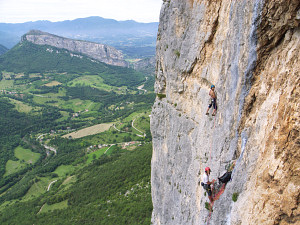 Climbing in Presles