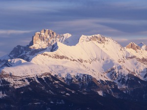 The Obiou in winter