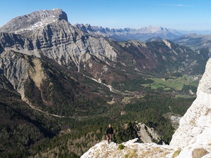 Grand Veymont seen from Mt Aiguille