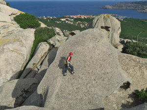 Summit of the Parete della Luna at Capo Testa