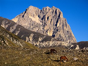 Corno Grange seen from Campo Imperatore