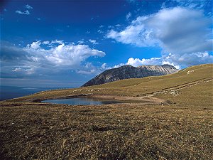 Lago di Camarda and Mt Corvo, Gran Sasso