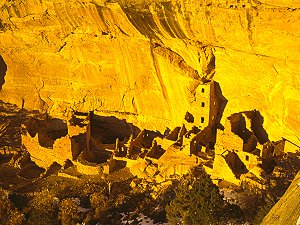 Anasazie village up Mesa Verde